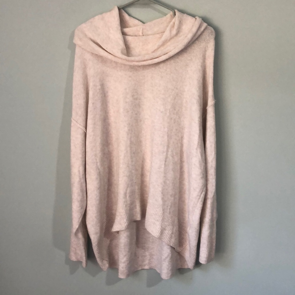 American Eagle Cream Cowl Sweater